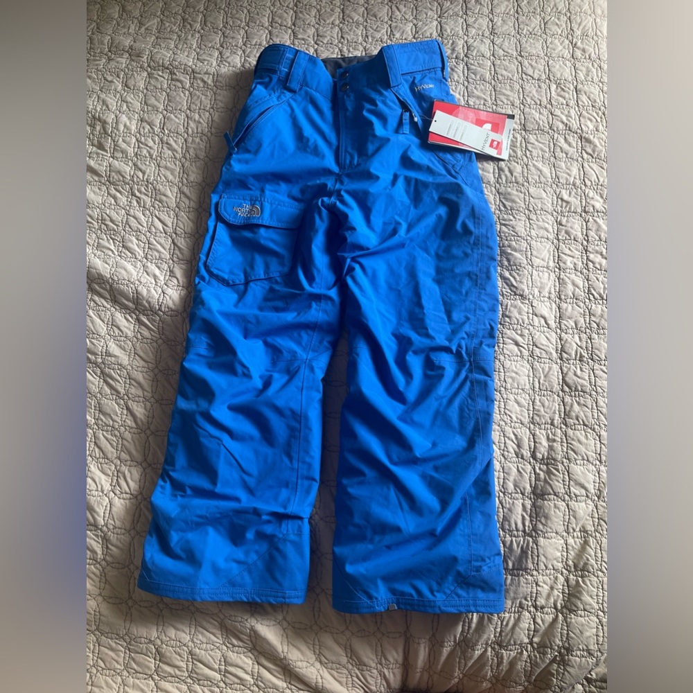 NWT The North Face Hyvent Boys Freedom Insulated Snow Pants - Jake Blue